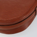 LOUIS VUITTON Epi Jeune Fille MM Shoulder Bag Brown M52153 LV Auth 152144-16