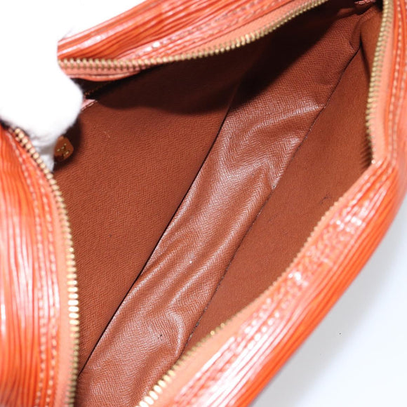 LOUIS VUITTON Epi Jeune Fille MM Shoulder Bag Brown M52153 LV Auth 152144