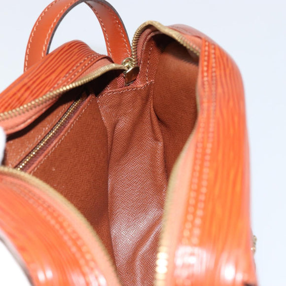 LOUIS VUITTON Epi Jeune Fille MM Shoulder Bag Brown M52153 LV Auth 152144