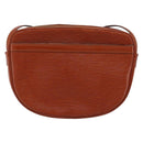 LOUIS VUITTON Epi Jeune Fille MM Shoulder Bag Brown M52153 LV Auth 152144-2