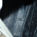 GUCCI Bamboo GG Canvas Hand Bag Suede Beige Silver 001 1705 3006 Auth 152147-11