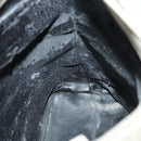 GUCCI Bamboo GG Canvas Hand Bag Suede Beige Silver 001 1705 3006 Auth 152147-18