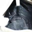 GUCCI Bamboo GG Canvas Hand Bag Suede Beige Silver 001 1705 3006 Auth 152147-19