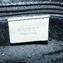 GUCCI Bamboo GG Canvas Hand Bag Suede Beige Silver 001 1705 3006 Auth 152147-20