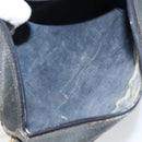 GUCCI GG Supreme Sherry Line Shoulder Bag PVC Navy Gold 68 02 004 Auth 152148-11