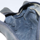 GUCCI GG Supreme Sherry Line Shoulder Bag PVC Navy Gold 68 02 004 Auth 152148-21