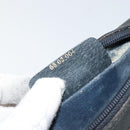 GUCCI GG Supreme Sherry Line Shoulder Bag PVC Navy Gold 68 02 004 Auth 152148-12