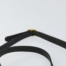 GUCCI GG Supreme Sherry Line Shoulder Bag PVC Navy Gold 68 02 004 Auth 152148-8