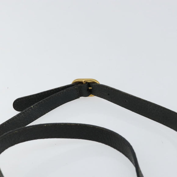 GUCCI GG Supreme Sherry Line Shoulder Bag PVC Navy Gold 68 02 004 Auth 152148