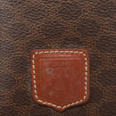 CELINE Macadam Canvas Tote Bag PVC Brown Gold Auth 152149-17