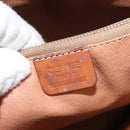 CELINE Macadam Canvas Tote Bag PVC Brown Gold Auth 152149-18