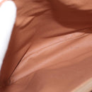 CELINE Macadam Canvas Tote Bag PVC Brown Gold Auth 152149-10