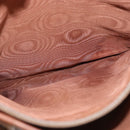 CELINE Macadam Canvas Tote Bag PVC Brown Gold Auth 152149-11