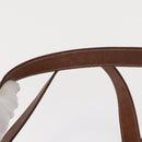 CELINE Macadam Canvas Tote Bag PVC Brown Gold Auth 152149-8