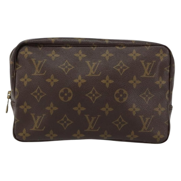 LOUIS VUITTON Monogram Trousse Toilette 23 Clutch Bag M47524 LV Auth 152150