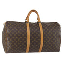 LOUIS VUITTON Monogram Keepall 55 Boston Bag M41424 LV Auth 152151-1