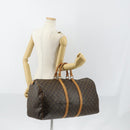 LOUIS VUITTON Monogram Keepall 55 Boston Bag M41424 LV Auth 152151-21