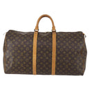 LOUIS VUITTON Monogram Keepall 55 Boston Bag M41424 LV Auth 152151-2
