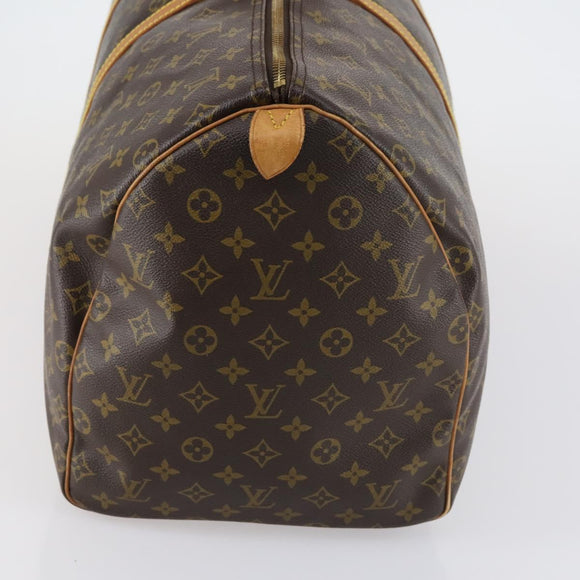 LOUIS VUITTON Monogram Keepall 55 Boston Bag M41424 LV Auth 152151