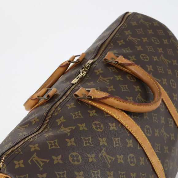 LOUIS VUITTON Monogram Keepall 55 Boston Bag M41424 LV Auth 152151
