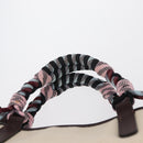 ETRO Tote Bag Canvas 2way White Gold Auth 152152-8