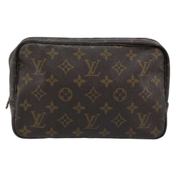 LOUIS VUITTON Monogram Trousse Toilette 23 Clutch Bag M47524 LV Auth 152154