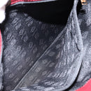 LOEWE Anagram Tote Bag Suede Gold Red Auth 152156-21