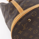 LOUIS VUITTON Monogram Bucket GM Shoulder Bag M42236 LV Auth 152158-14