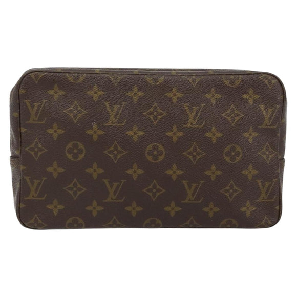 LOUIS VUITTON Monogram Trousse Toilette 28 Clutch Bag M47522 LV Auth 152162