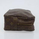 LOUIS VUITTON Monogram Trousse Toilette 28 Clutch Bag M47522 LV Auth 152162-3