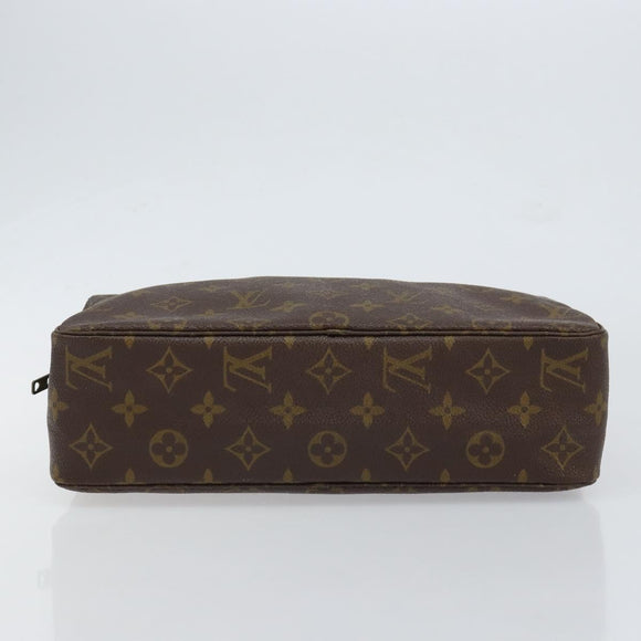 LOUIS VUITTON Monogram Trousse Toilette 28 Clutch Bag M47522 LV Auth 152162