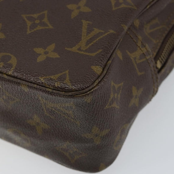 LOUIS VUITTON Monogram Trousse Toilette 28 Clutch Bag M47522 LV Auth 152162