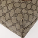 GUCCI GG Supreme Web Sherry Line Tote Bag PVC Beige 39 02 003 Auth 152169-11