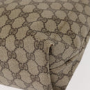 GUCCI GG Supreme Web Sherry Line Tote Bag PVC Beige 39 02 003 Auth 152169-13