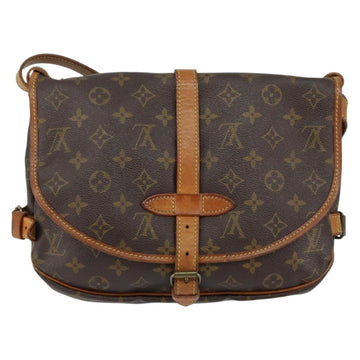 LOUIS VUITTON Monogram Saumur 30 Shoulder Bag M42256 LV Auth 152170 - 0