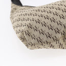 BOTTEGA VENETA Shoulder Bag Canvas Beige Auth 152172-16