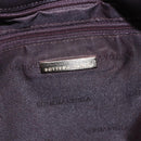 BOTTEGA VENETA Shoulder Bag Canvas Beige Auth 152172-17