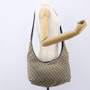 BOTTEGA VENETA Shoulder Bag Canvas Beige Auth 152172-22