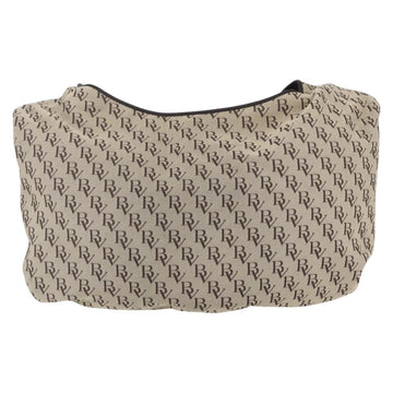 BOTTEGA VENETA Shoulder Bag Canvas Beige Auth 152172 - 0