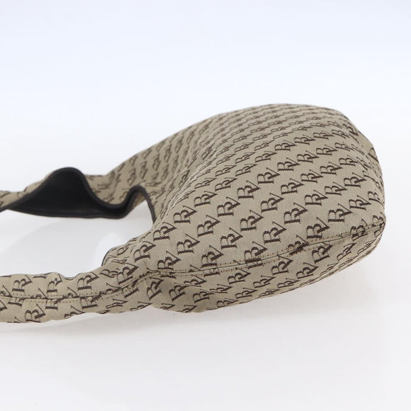 BOTTEGA VENETA Shoulder Bag Canvas Beige Auth 152172