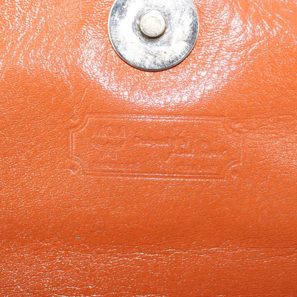 MCM Logogram Vicetos Shoulder Bag PVC Leather Brown Gold Auth 152173