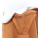 MCM Logogram Vicetos Shoulder Bag PVC Leather Brown Gold Auth 152173-22