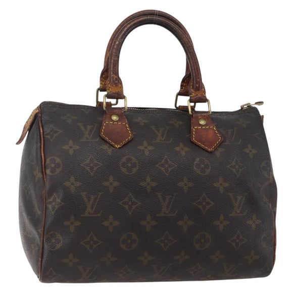 LOUIS VUITTON Monogram Speedy 25 Hand Bag M41528 LV Auth 152175