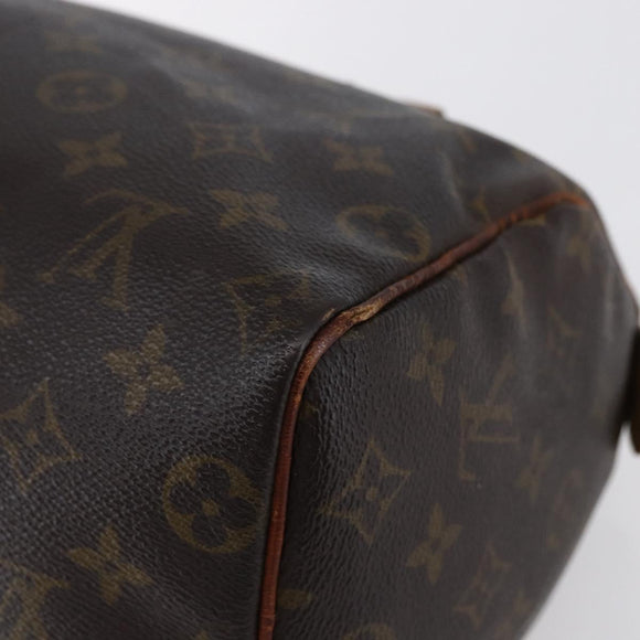 LOUIS VUITTON Monogram Speedy 25 Hand Bag M41528 LV Auth 152175