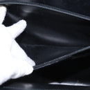 Salvatore Ferragamo Shoulder Bag Leather Gold Black Auth 152176-20