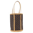 LOUIS VUITTON Monogram Bucket GM Shoulder Bag M42236 LV Auth 152177-1