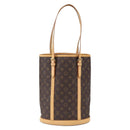 LOUIS VUITTON Monogram Bucket GM Shoulder Bag M42236 LV Auth 152177-13
