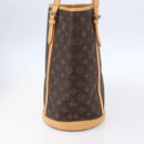 LOUIS VUITTON Monogram Bucket GM Shoulder Bag M42236 LV Auth 152177-4