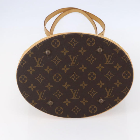 LOUIS VUITTON Monogram Bucket GM Shoulder Bag M42236 LV Auth 152177