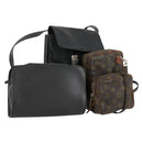 LOUIS VUITTON Monogram Taiga Shoulder Bag 3 Set Epicea LV Auth 152178-1